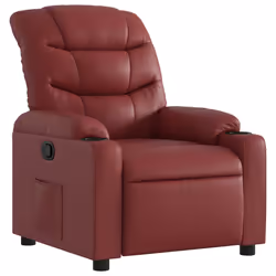 VidaXL 374137, Simili-cuir, Rouge, mousse, 110 kg, 755 mm, 930 mm
