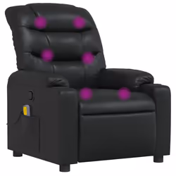 VidaXL 374140, Simili-cuir, Noir, mousse, 110 kg, 755 mm, 930 mm
