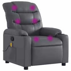 VidaXL 374143, Simili-cuir, Gris, mousse, 110 kg, 755 mm, 930 mm