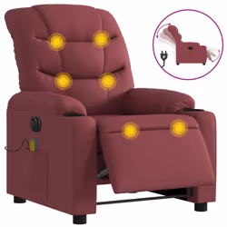 VidaXL 374159, Tissu, Rouge, mousse, 110 kg, 755 mm, 930 mm