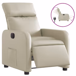 VidaXL 374184, Simili-cuir, Crème, mousse, 110 kg, 50 cm, 55,5 cm