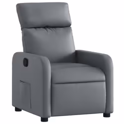 VidaXL 374186, Simili-cuir, Gris, mousse, 110 kg, 50 cm, 55,5 cm