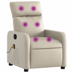 VidaXL 374191, Simili-cuir, Crème, mousse, 110 kg, 50 cm, 55,5 cm