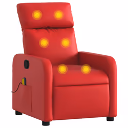VidaXL 374195, Simili-cuir, Rouge, mousse, 110 kg, 50 cm, 55,5 cm