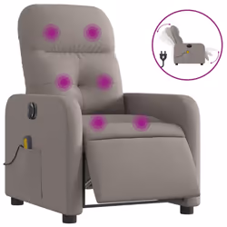 VidaXL 374213, Tissu, Taupe, mousse, 110 kg, 660 mm, 890 mm