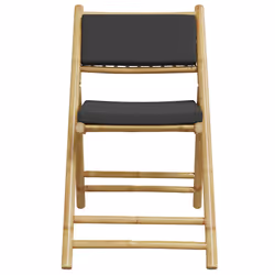 VidaXL 365873 chaise d'extérieur Terrace Siège rembourré Bambou Gris - Vue supplémentaire 5