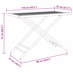 VidaXL 365879 table de jardin - Vue supplémentaire 8
