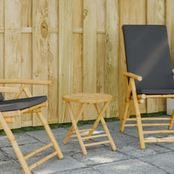 Vidaxl - Table de jardin pliable Ø45x45 cm bambou