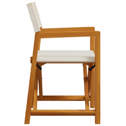 VidaXL 365837 chaise d'extérieur Terrace Siège rembourré Bois d'acacia, Polyester Crème, Blanc - Vue supplémentaire 5