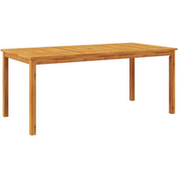 Vidaxl - Table à manger de jardin 180x90x75 cm bois massif d'acacia