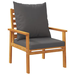 VidaXL 366376 banc de jardin Bois d'acacia, Tissu, Polyester