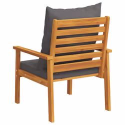VidaXL 366376 banc de jardin Bois d'acacia, Tissu, Polyester - Vue supplémentaire 8