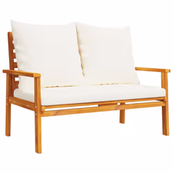 VidaXL 366378, Bois d'acacia, Tissu, Polyester, 110 kg, Adultes et enfants, 1200 mm, 680 mm, 810 mm