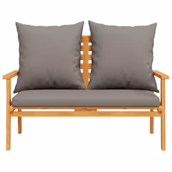 VidaXL 366379 banc de jardin Bois d'acacia, Tissu, Polyester - Vue supplémentaire 4