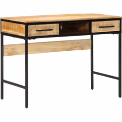 Ce bureau d'écriture combine design industriel et praticité, super pour tout bureau à la maison ou espace d'étude. Fait en bo ...