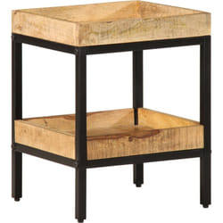 Vidaxl - Table d'appoint 35x35x45 cm Bois massif de manguier