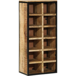 Vidaxl - Cabinet à chaussures 50x30x110 cm Bois brut de mangue