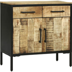 Vidaxl - Buffet 70x35x70 cm Bois brut solide Mangue