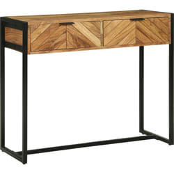Table Console 90x35x75 cm Bois Massif Acacia vidaXL
