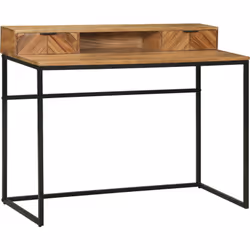 Ce bureau en bois c'est tout sur le style et la fonction. C'est un super choix pour un bureau à domicile ou une étude. Son ch ...