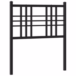 VidaXL 376351, Noir, Acier, 80 cm, 845 mm, 90 cm, 30 mm