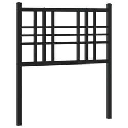 VidaXL 376351 tête de lit et pied de lit Noir