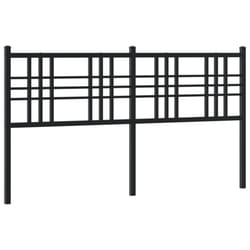 VidaXL 376359 tête de lit et pied de lit Noir