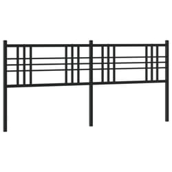 VidaXL 376360 tête de lit et pied de lit Noir