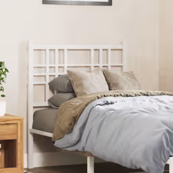 VidaXL 376403 tête de lit et pied de lit Blanc