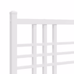 VidaXL 376403 tête de lit et pied de lit Blanc - Vue supplémentaire 5