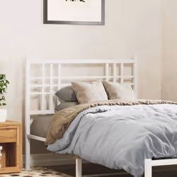 VidaXL 376404 tête de lit et pied de lit Blanc