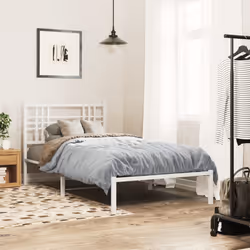 VidaXL 376404 tête de lit et pied de lit Blanc