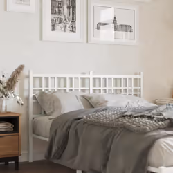 VidaXL 376407 tête de lit et pied de lit Blanc