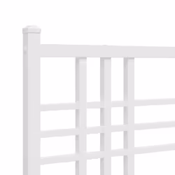 VidaXL 376408 tête de lit et pied de lit Blanc - Vue supplémentaire 5