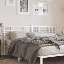 VidaXL 376410 tête de lit et pied de lit Blanc