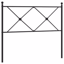 VidaXL 376532, Noir, Acier, 107 cm, 1120 mm, 90,5 cm, 30 mm