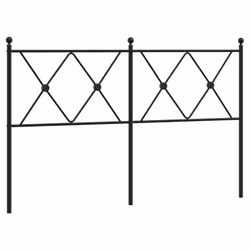 VidaXL 376534, Noir, Acier, 137 cm, 1420 mm, 90,5 cm, 30 mm