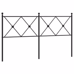 VidaXL 376536, Noir, Acier, 150 cm, 1560 mm, 90,5 cm, 30 mm