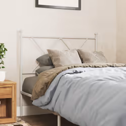 VidaXL 376582 tête de lit et pied de lit Blanc