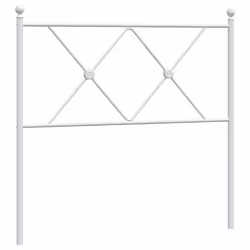 VidaXL 376583, Blanc, Acier, 137 cm, 1420 mm, 90,5 cm, 30 mm