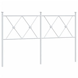 VidaXL 376585 tête de lit et pied de lit Blanc