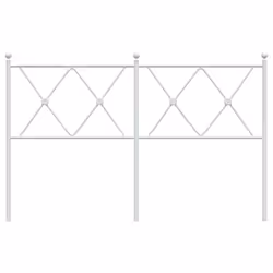 VidaXL 376586 tête de lit et pied de lit Blanc - Vue supplémentaire 4