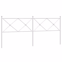 VidaXL 376589, Blanc, Acier, 2 m, 2060 mm, 90,5 cm, 30 mm