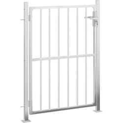 Vidaxl - Portail de jardin 100x125 cm acier inoxydable