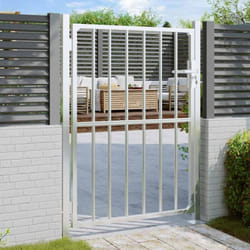 Vidaxl - Portail de jardin 100x150 cm acier inoxydable