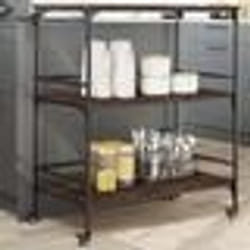 vidaXL Chariot cuisine chêne marron 100,5x50x105 cm bois d'ingénierie