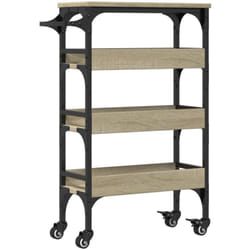 Vidaxl - Chariot de cuisine chêne sonoma 53x20x76 cm bois d'ingénierie