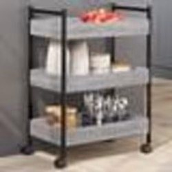 vidaXL Chariot de cuisine sonoma gris 50x30x70 cm bois d'ingénierie
