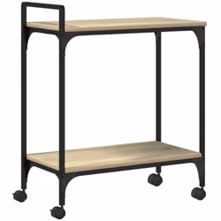 Créez une touche distinctive et vintage et ajoutez plus d'espace de rangement à votre cuisine avec ce chariot de cuisine ! Ma ...