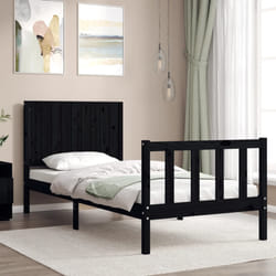 vidaXL Chariot de cuisine noir 65x40x86,5 cm bois d'ingénierie